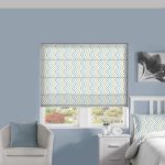 ZigZag-Azure-Roman-Blind